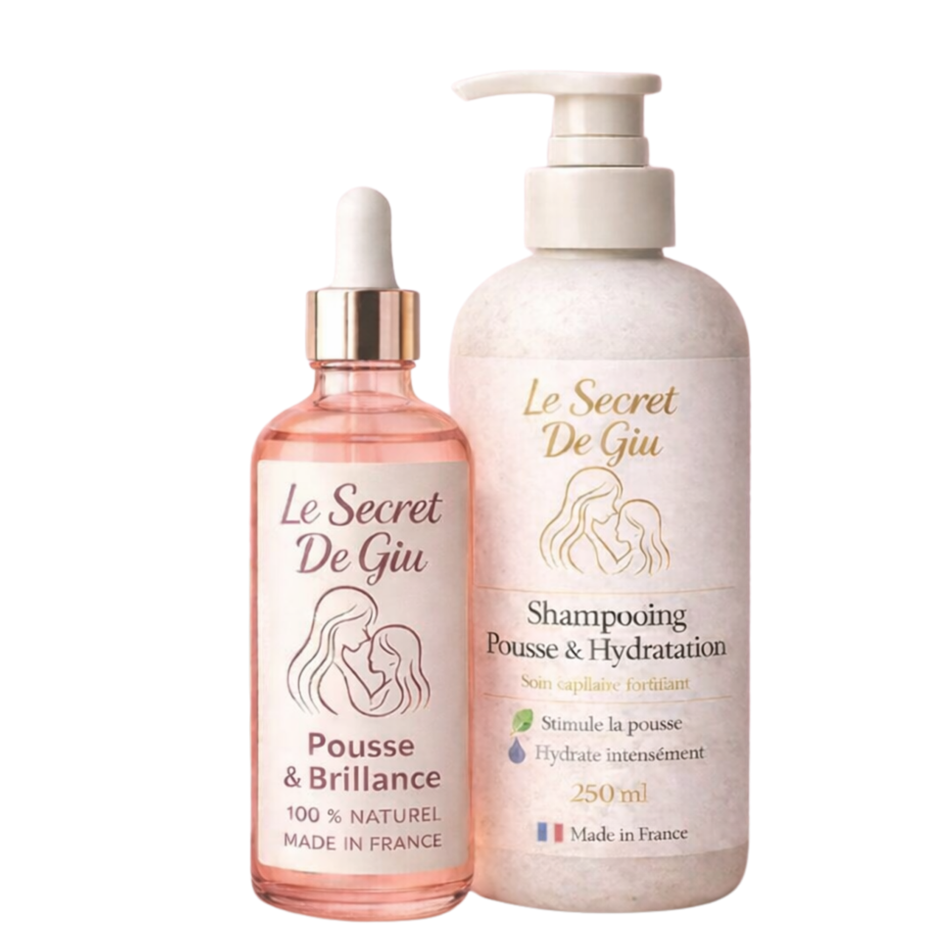 🌸 Duo Capillaire Pousse & Hydratation – Le Secret De Giu
